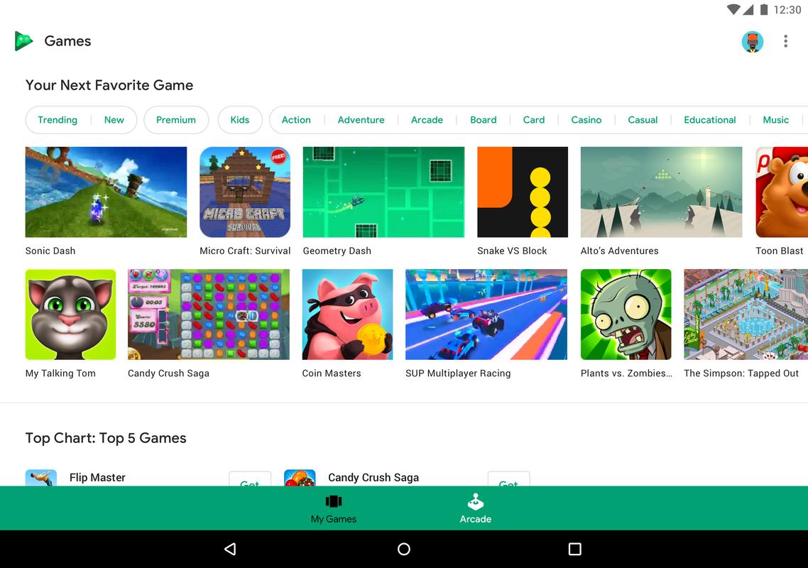 google play store free download games for pc